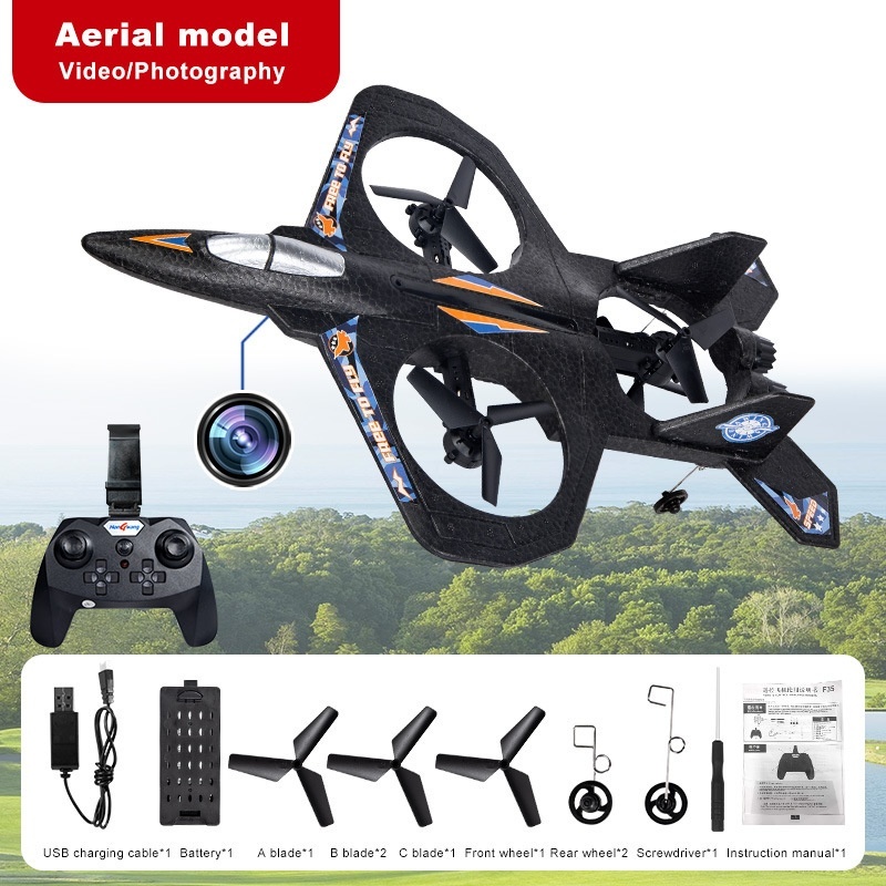 Stunt Drone HW35 Aerial Photography Fighter Bubble Plane - Image 2