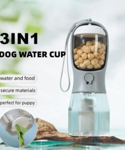 Dog Water Cup Drinking Food Garbage Bag Three-in-one Portable Small Multi-functional Pet Cups Pets Supplies