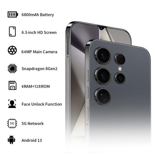 24 Unlocked Phone Smartphone 4inch 128GB Android14.0 6.3inch 6800mAh 5G - Image 6