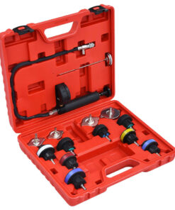 14-piece pressure tester for cooling systems & radiator caps