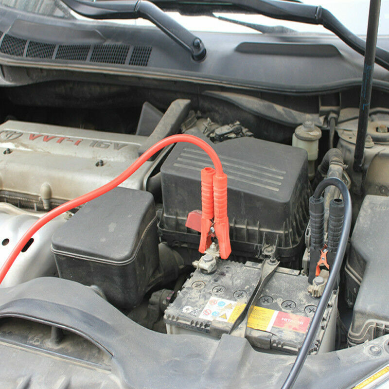 4M 500A Heavy Duty Car Battery Jumper Cables Set With Surge Protection Fully Insulated Clamps - Image 6