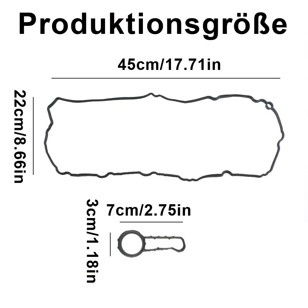 Engine Valve Cover Gasket Rubber Oil Seal OE 11128511814 11213-WA010 249.750 Black