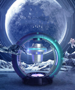 Magnetic Levitation Spacecraft UFO With Magnetic Levitation Function Bluetooth Speaker With Breathing Light