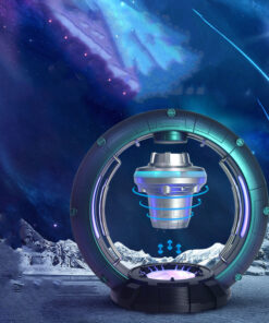 Alternative view of Magnetic Levitation Spacecraft UFO With Magnetic Levitation Function Bluetooth Speaker With Breathing Light