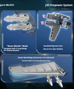 Alternative view of Fighter Mecha Children's Educational Building Block Toy
