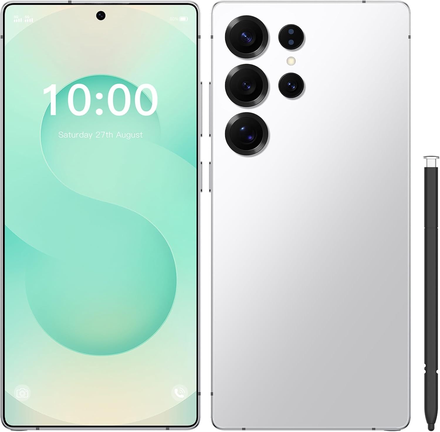 C25 Ultra Unlocked Phone,5G Smartphone 8GB 256GB 7.3-inch Android 14 Cell Phone 6800mAh Large Battery Dual SIM Face GPS - Image 7