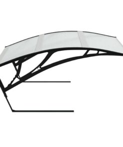 Alternative view of Robotic Lawn Mower Garage Black 80x101x46 cm