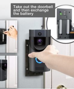 Alternative view of Home alarm smart wifi video doorbell wireless video intercom doorbell mobile phone remote video sea H1 program