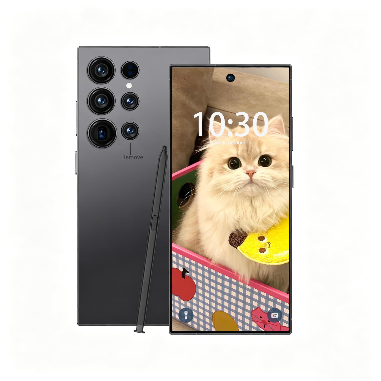 C25 Ultra Unlocked Phone 5G 12-512GB Smartphone 6900mAh,6 9 HD Screen,Android 14 Cell Phone Built In Pen Dual SIM Fingerprint Unlock Face ID