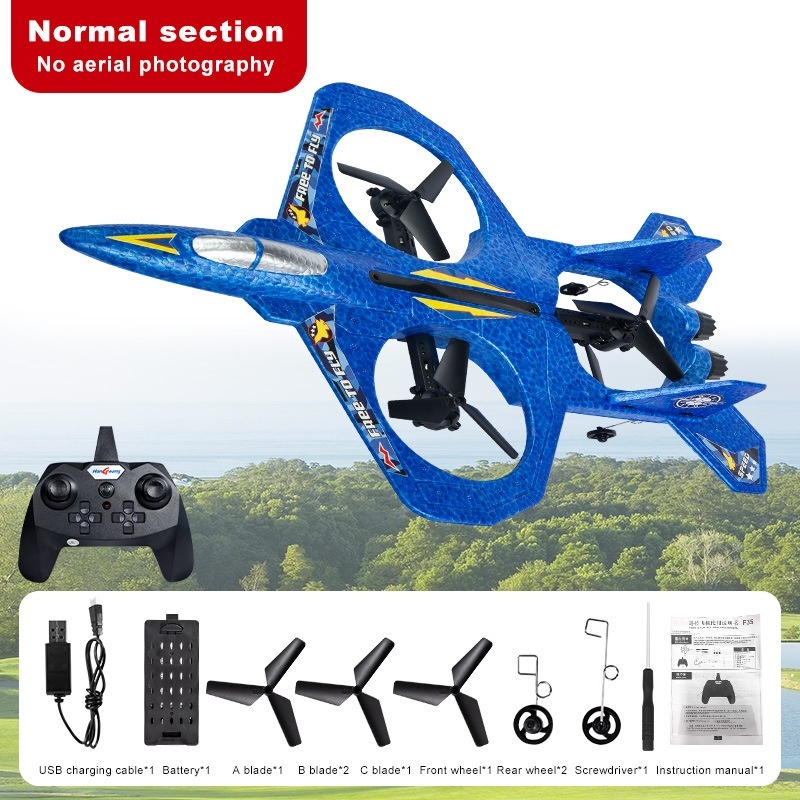 Stunt Drone HW35 Aerial Photography Fighter Bubble Plane - Image 3
