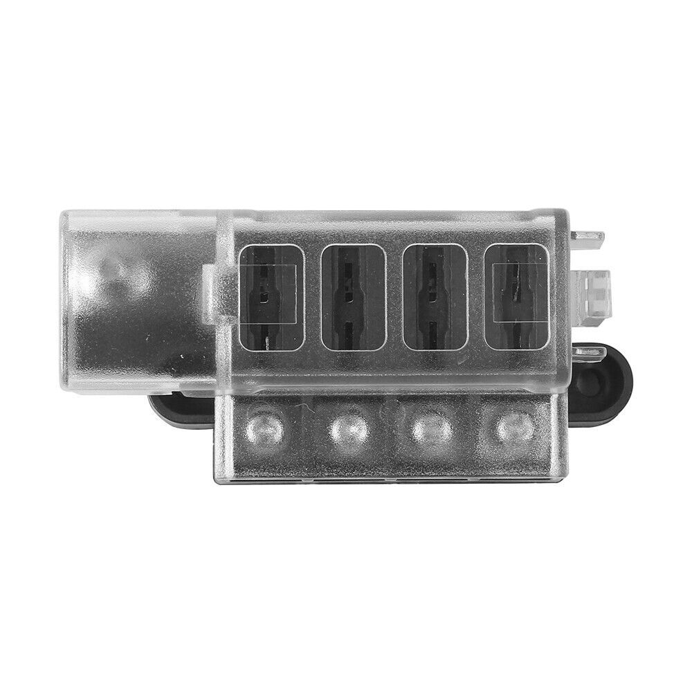 4 Way Blade Fuse Box 12V 24V 32V Max Circuit Fuse Block With Cover For Car RV Boat - Image 3