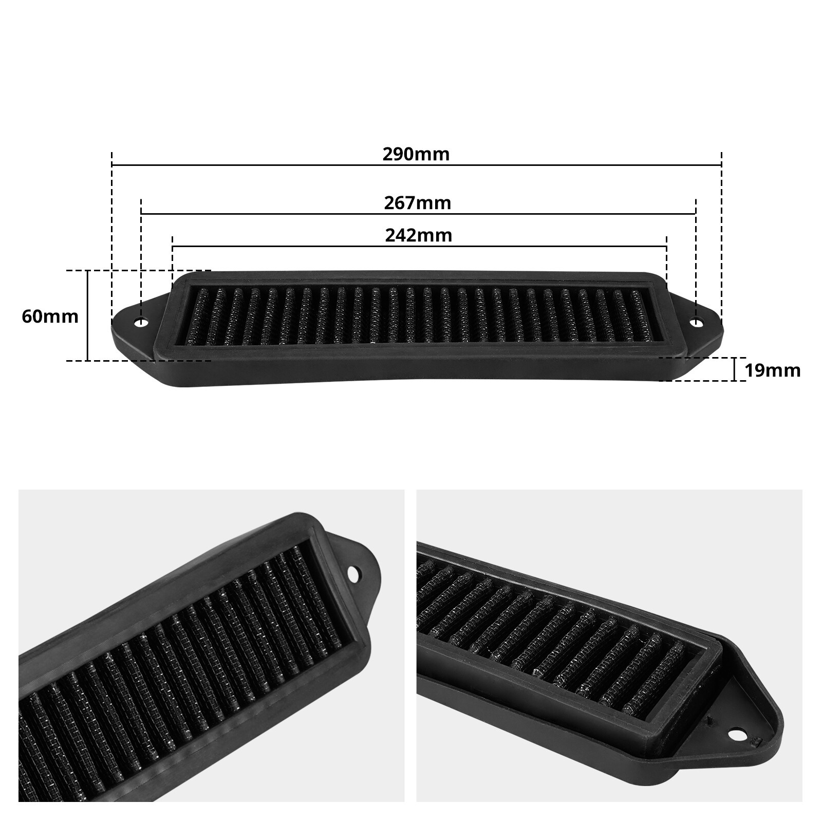 Low Profile Engine Bay Cowl Filter Set 2 Pcs HVAC Delete Cabin Filters For E81 E82 E87 E88 E90 E91 E92 E93 E84 - Image 5