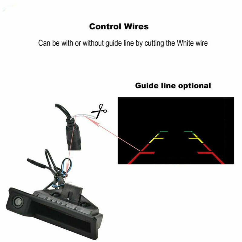 CCD HD Car Rear View Backup Camera 170 Degree Wide Angle IP68 Waterproof Night Vision For E90 E60 E70 E84 E91 E92 E93 E82 E88 - Image 7