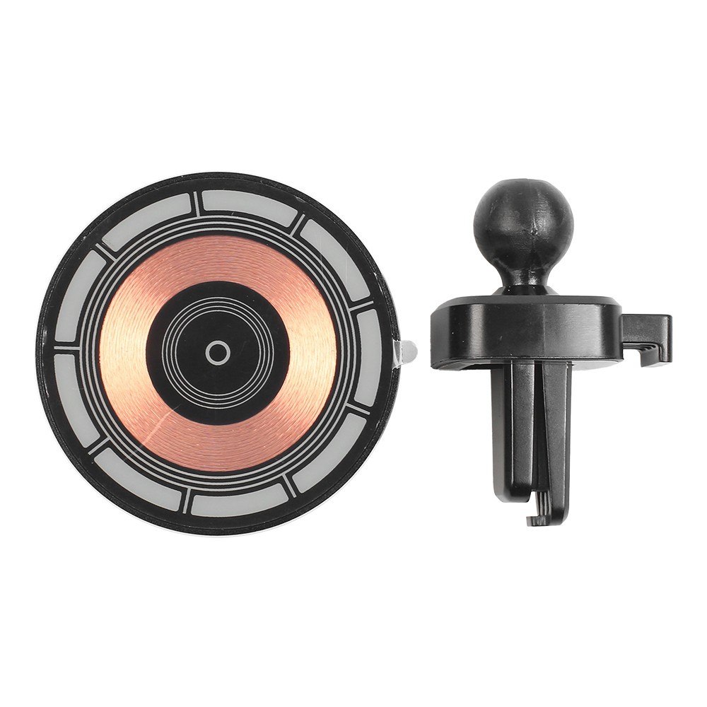 15W Fast Magnetic Wireless Car Charger Mount Transparent Air Vent Phone Holder With Type-C Cable - Image 4