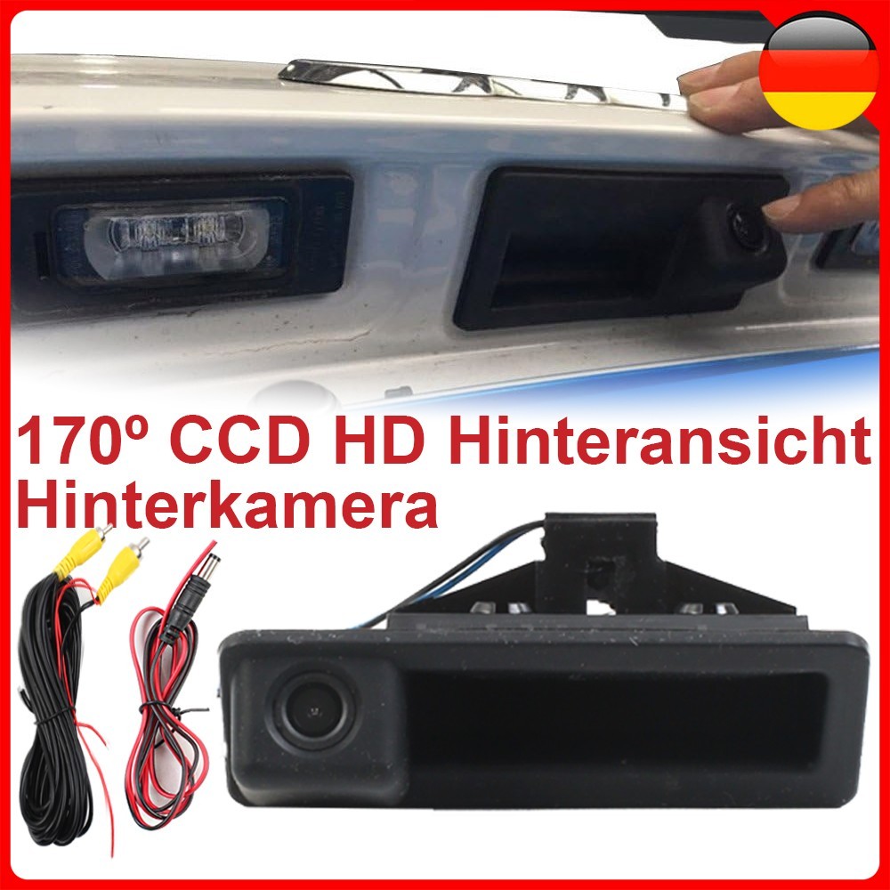 CCD HD Car Rear View Backup Camera 170 Degree Wide Angle IP68 Waterproof Night Vision For E90 E60 E70 E84 E91 E92 E93 E82 E88