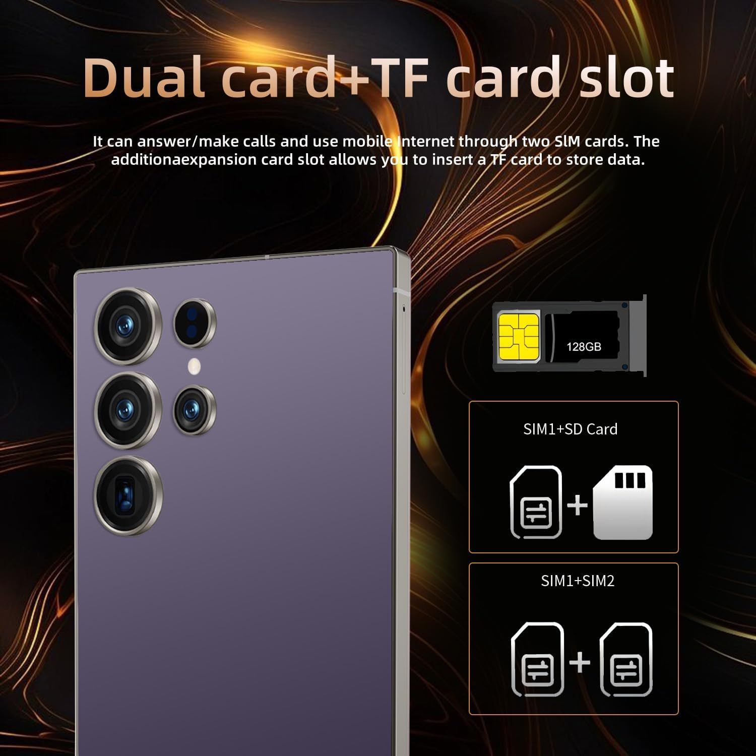 C25 Ultra Cell Phone 5G Unlocked Phone,8GB 256GBSmartphone With Tool Pen, 6 .9 HD Android 14.0 Cell Phone - Image 2
