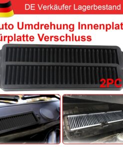 Low Profile Engine Bay Cowl Filter Set 2 Pcs HVAC Delete Cabin Filters For E81 E82 E87 E88 E90 E91 E92 E93 E84