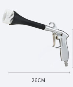 Alternative view of Pneumatic Air Vortex Car Interior Cleaning Tool High Pressure Dry Cleaning Gun With Trumpet And Brush Nozzles