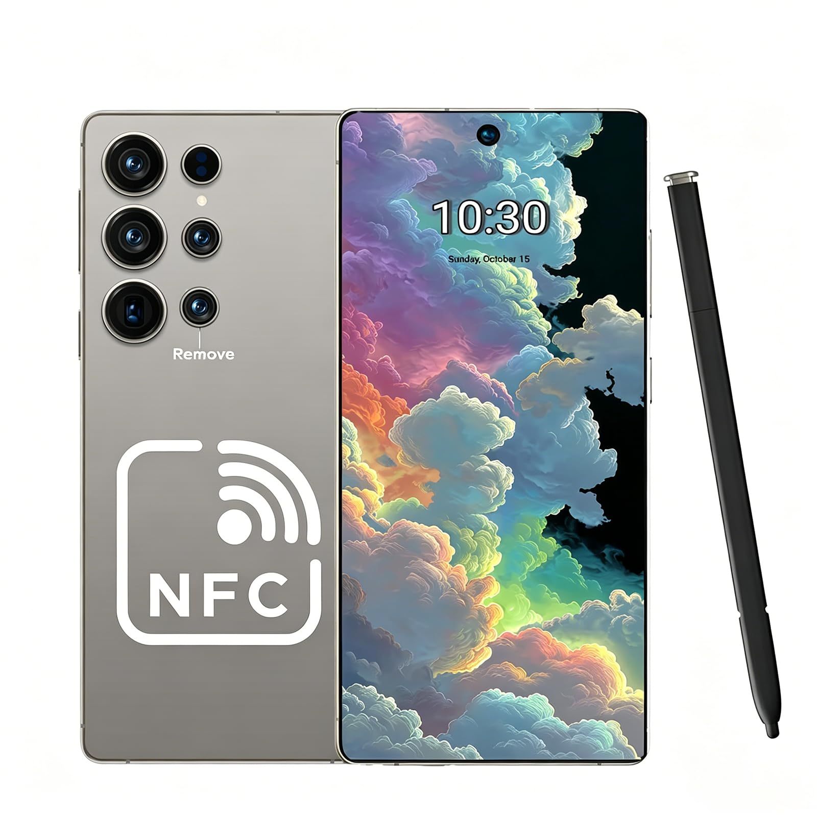 C25 Ultra Unlocked Phone With NFC12-512GB Smartphone 8000mAh 6.9 HD Large Screen Android 15 Cell Phone 5G Built In Pen Dual SIM - Image 2