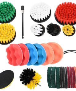 Alternative view of Drill Brush Set 28 Pieces Multicolor and   Car Cleaning Brush Set