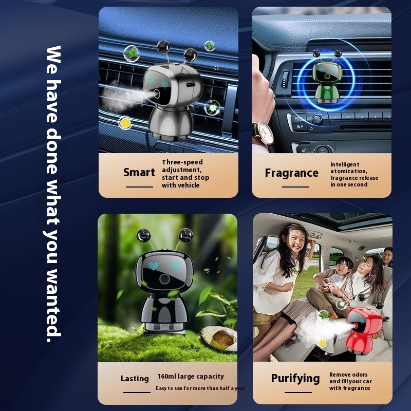 Car Air Outlet Robot Aromatherapy Intelligent Spray - Image 5