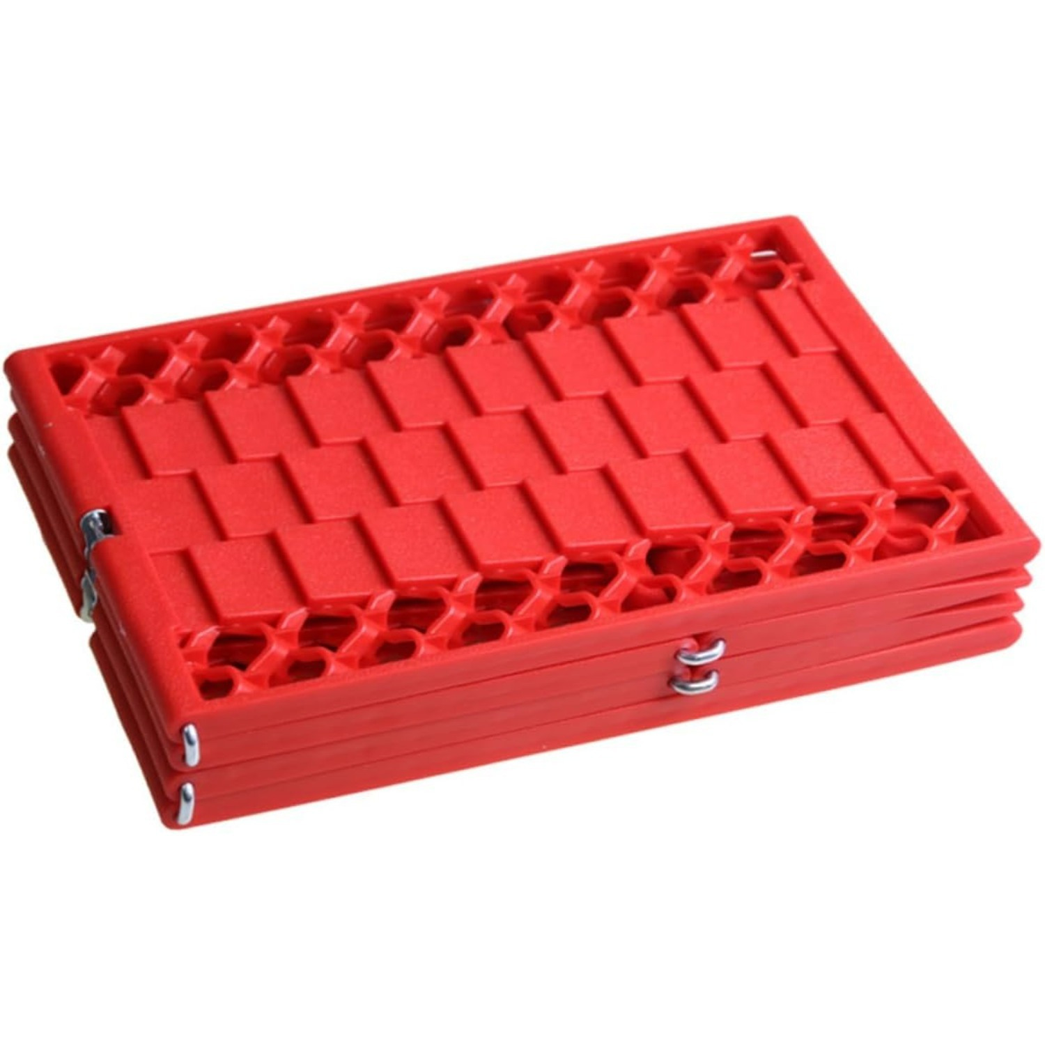 Red Snow Vehicle Folding Board, Red Foldable Recovery Mat For Snowmobiles, Sturdy Traction Aid For Stuck Vehicles,Emergency Board For Deep-Snow Rescue,Practical Recovery Board For Winter Adventure - Image 5