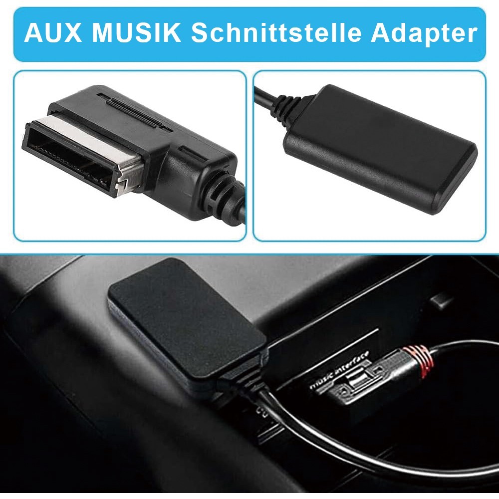 AMI Bluetooth 5.0 Audio Adapter Cable Dual Pairing Wireless Music Receiver For 3G MMI System - Image 2