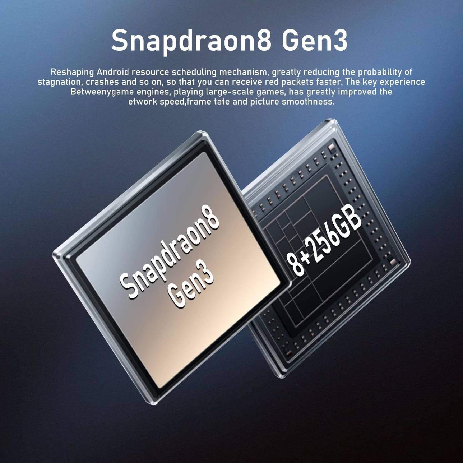 A15 Unlocked Smartphone Phone 8GB 256GB 6800mAh Android14.0 6.8inch 5G - Image 2