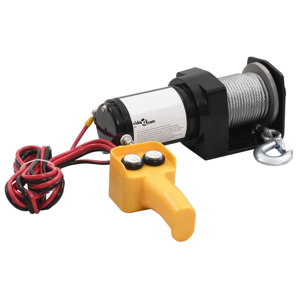12V Electric Winch Cable Remote Control 12 - Image 2