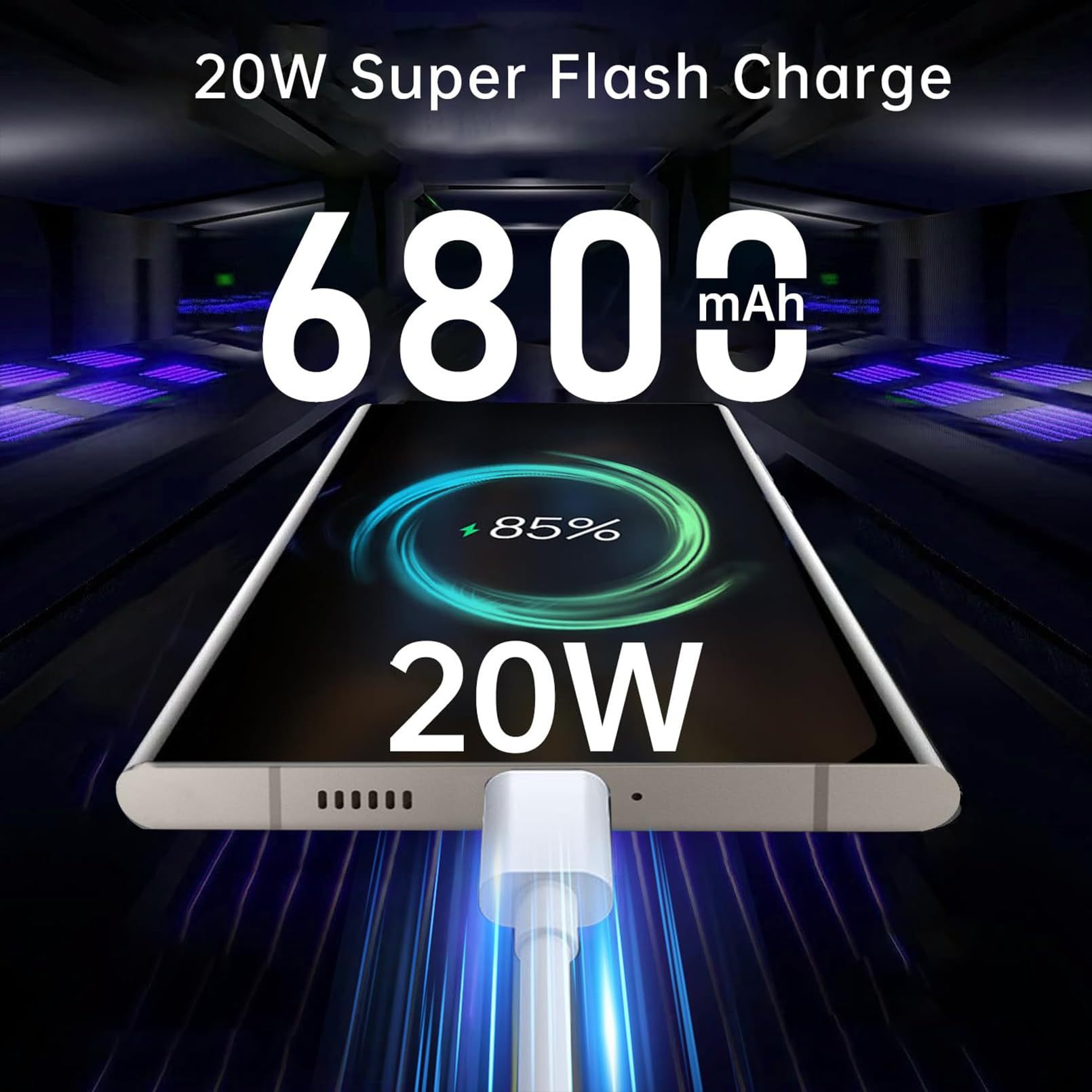 C25 Unlocked Phone, 128GB Smartphone 5G Android 14.0 Cell Phones 6.3HD 6800mAh Dual SIM Dual Standby - Image 9