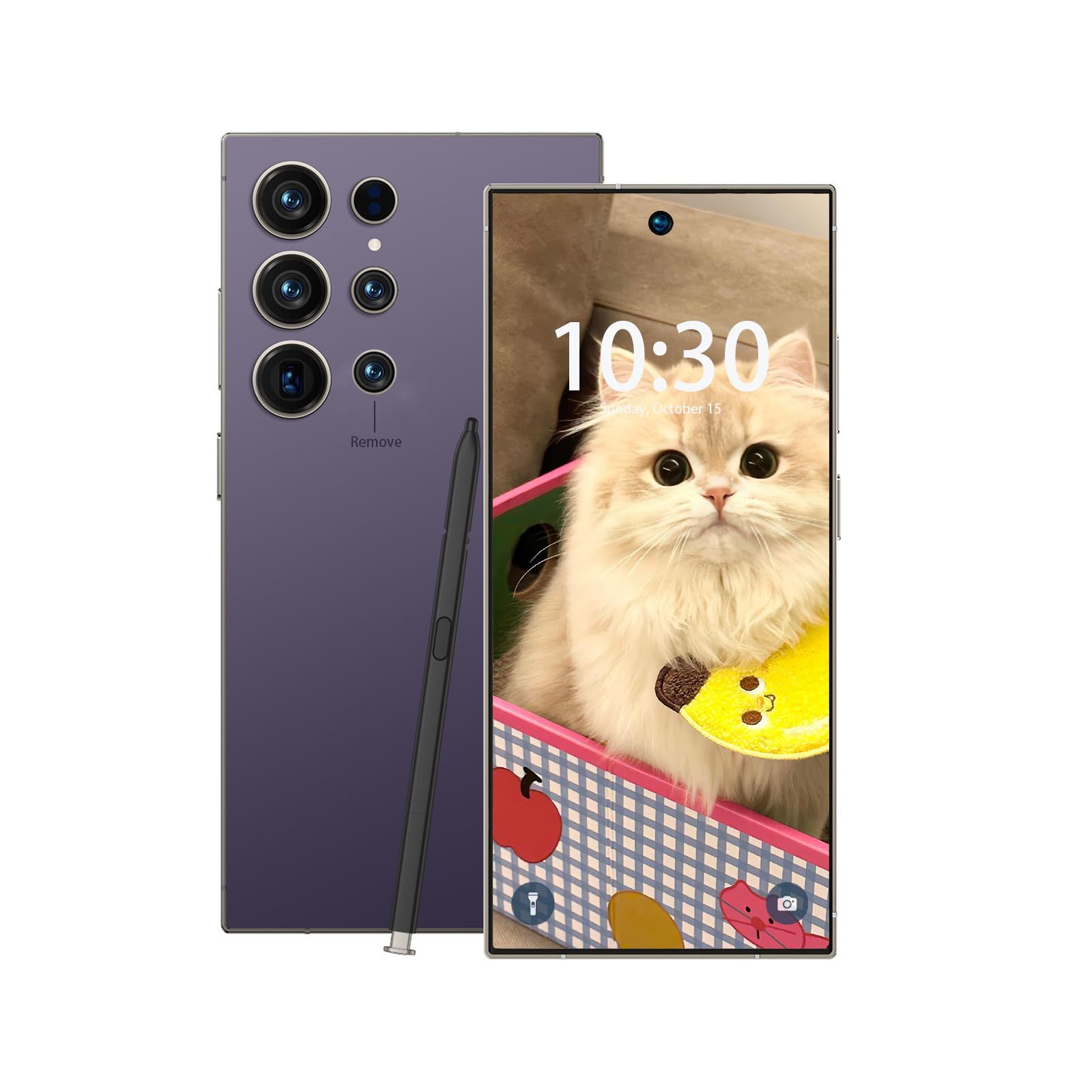 C25 Ultra Unlocked Phone 5G 12-512GB Smartphone 6900mAh,6 9 HD Screen,Android 14 Cell Phone Built In Pen Dual SIM Fingerprint Unlock Face ID - Image 6