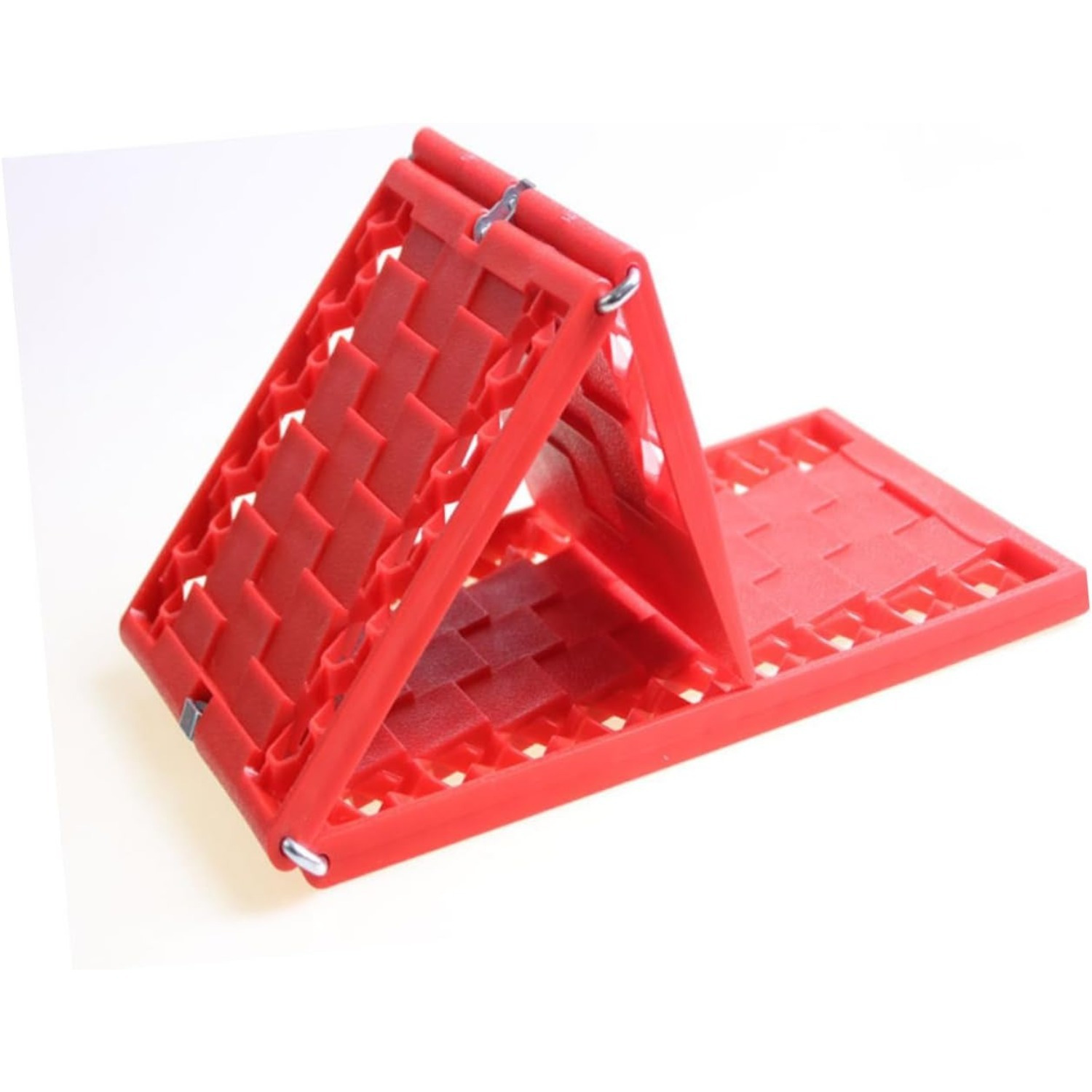 Red Snow Vehicle Folding Board, Red Foldable Recovery Mat For Snowmobiles, Sturdy Traction Aid For Stuck Vehicles,Emergency Board For Deep-Snow Rescue,Practical Recovery Board For Winter Adventure - Image 3