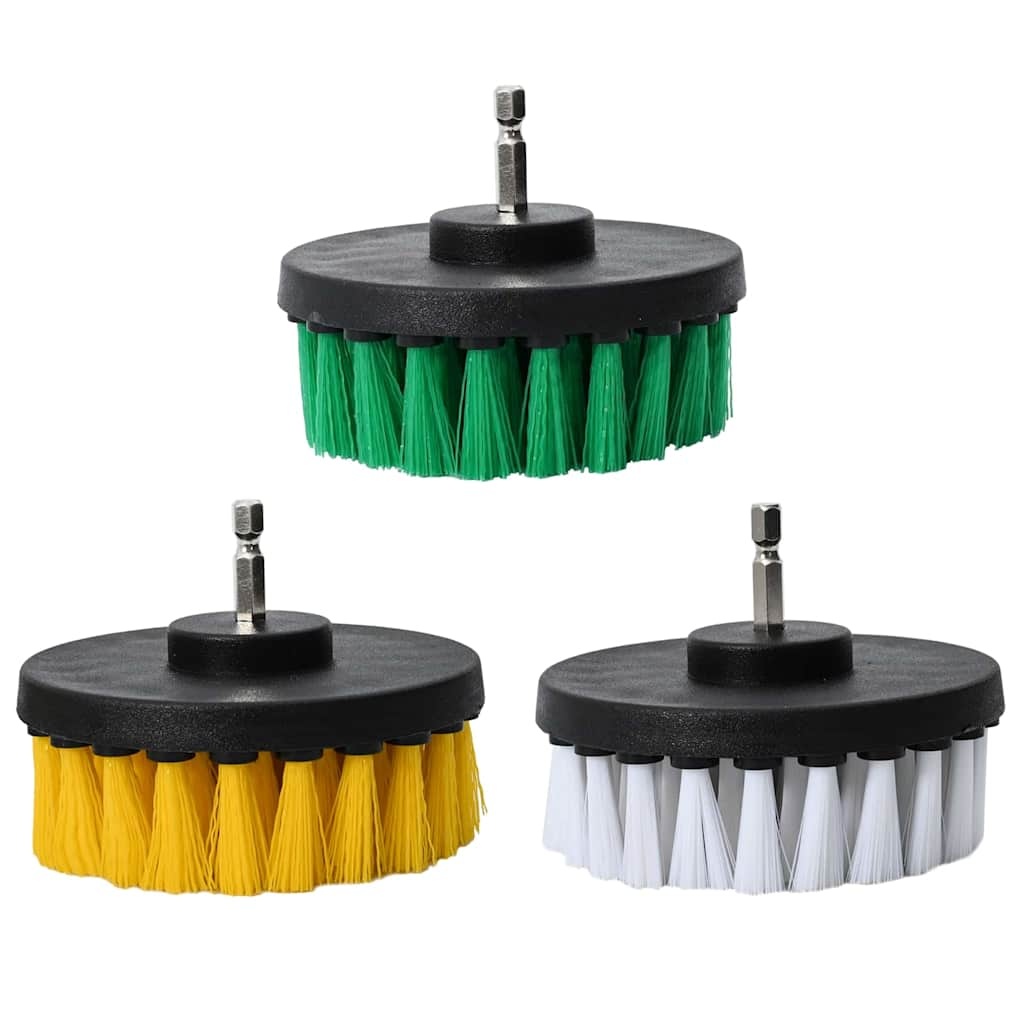 Drill Brush Set 28 Pieces Multicolor and Car Cleaning Brush Set - Image 3