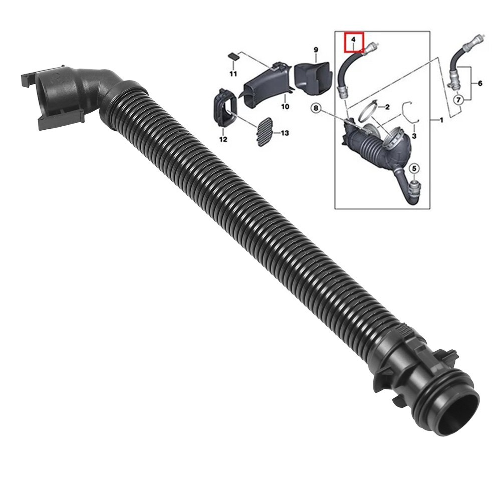 Engine Air Intake Hose, Intake Manifold, Air Filter Hose, OE-13717823517 For 1 Series, 3 Series, 5 Series, X3, X5