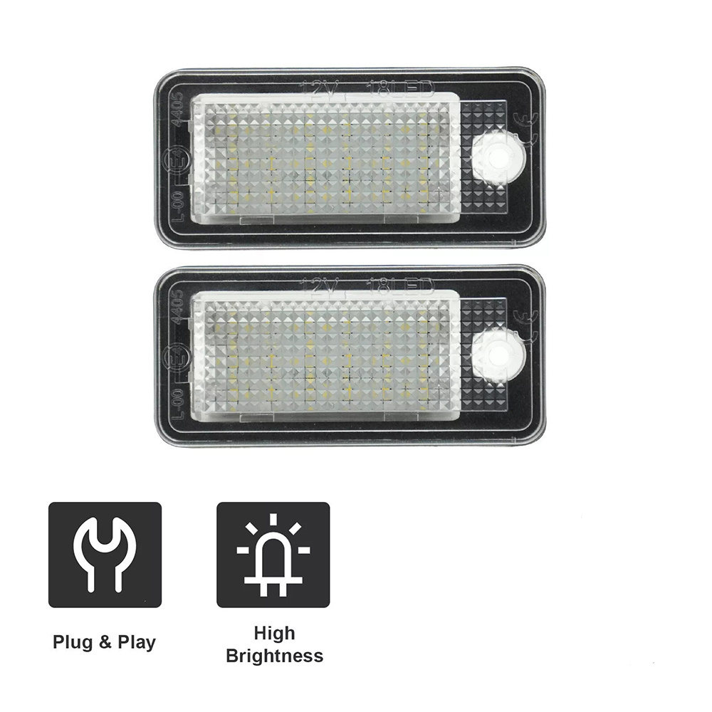 Set Of 2 LED License Plate Lights, CANbus-compatible, Fits A3, A4, A6, And Q7 - Image 4