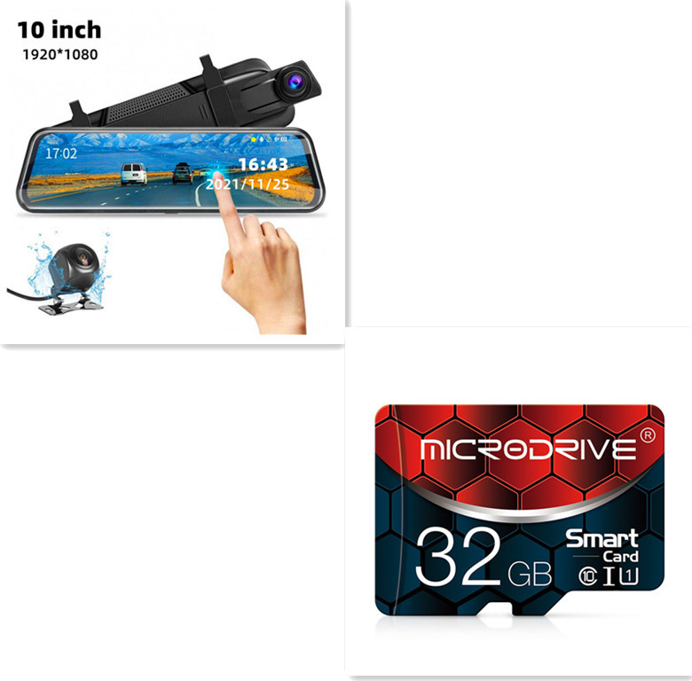 Front and Rear Dual Recording Rear View Mirror Dash Cam - Image 5