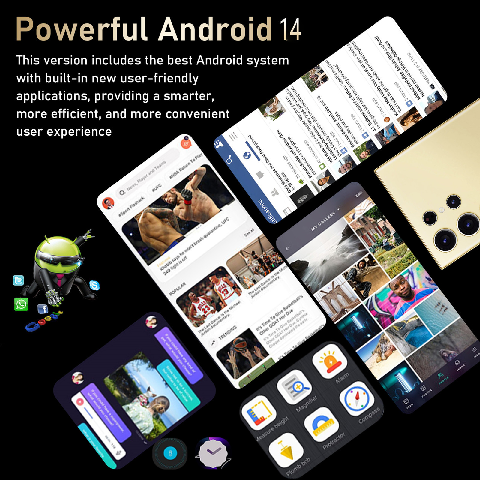 25 Ultra Cell Phone 5G Unlocked Phone 8GB 256GB Smartphone With Tool Pen 6 .9 HD Android 14 Cell Phone Dual SIM - Image 9