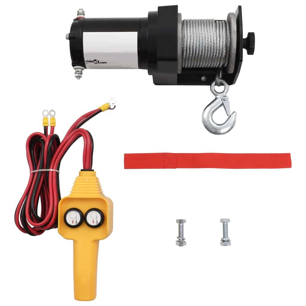 12V Electric Winch Cable Remote Control 12 - Image 3