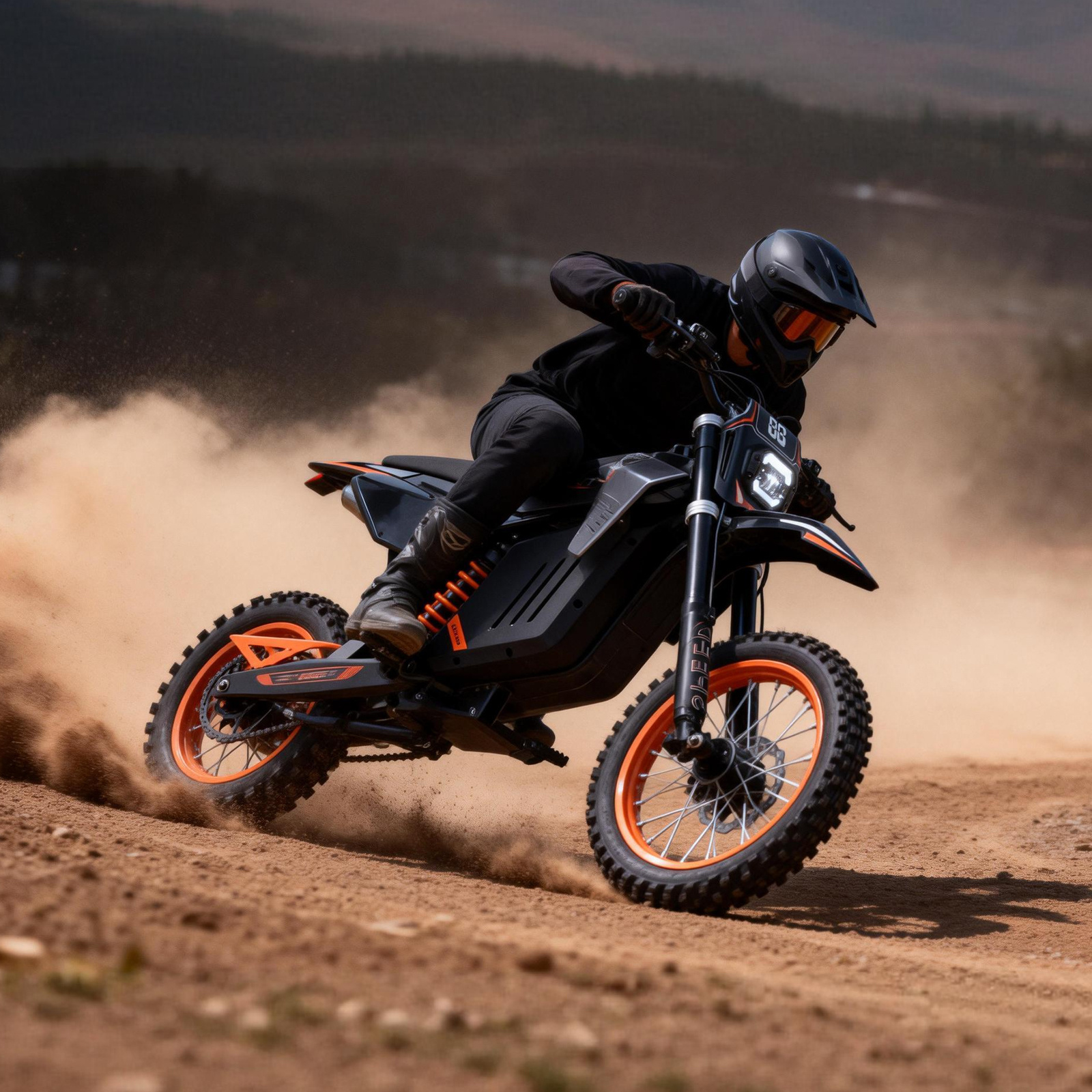 Y88 14 Inches Wheel Off Road Eletric Motorcycle With 3000W Power Motor - Image 6