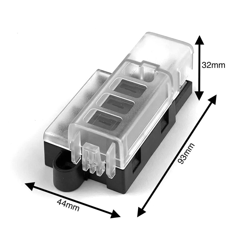 4 Way Blade Fuse Box 12V 24V 32V Max Circuit Fuse Block With Cover For Car RV Boat - Image 5