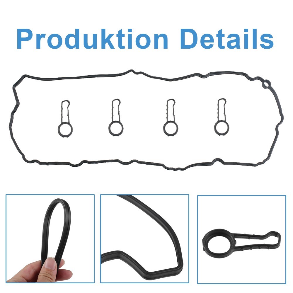 Engine Valve Cover Gasket Rubber Oil Seal OE 11128511814 11213-WA010 249.750 Black - Image 2