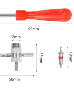 Alternative view of 32-Piece Valve Core Repair Tool Set With 30 Valve Cores, 2 Tool Holders, And An Installation Tool, Practical Tire Repair Set For Cars And Bicycles