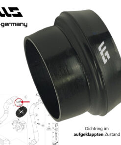 Alternative view of Engine Molded Gasket Seal OE 11617801222 11617789049 For 2.5L 3.0L Die Sel Engines E90 E60 E70 E83