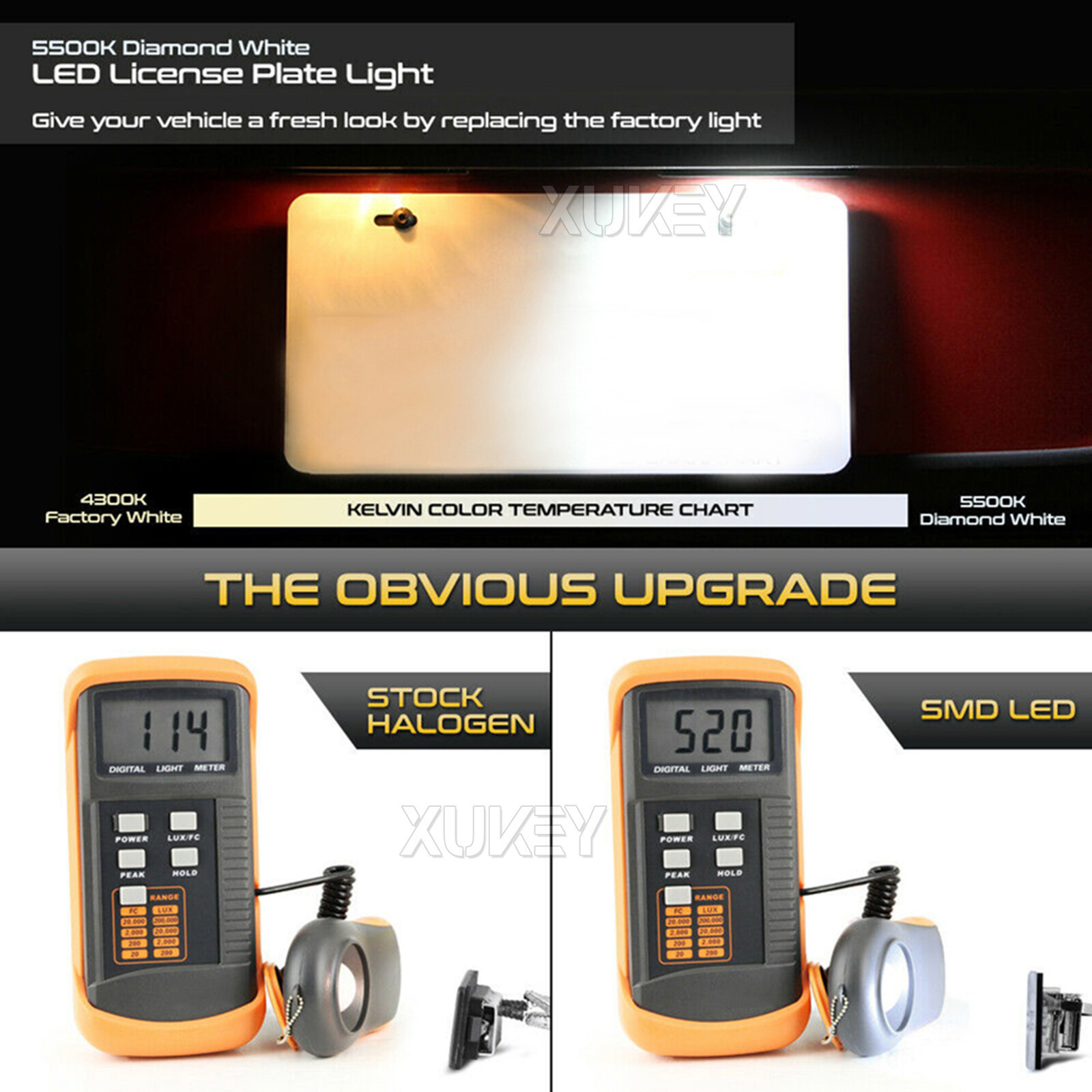 Set Of 2 LED License Plate Lights, CANbus-compatible, Fits A3, A4, A6, And Q7 - Image 7