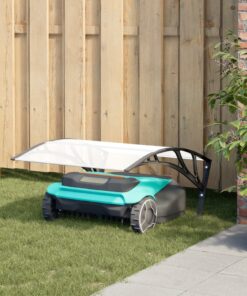 Robotic Lawn Mower Garage Black 80x101x46 cm