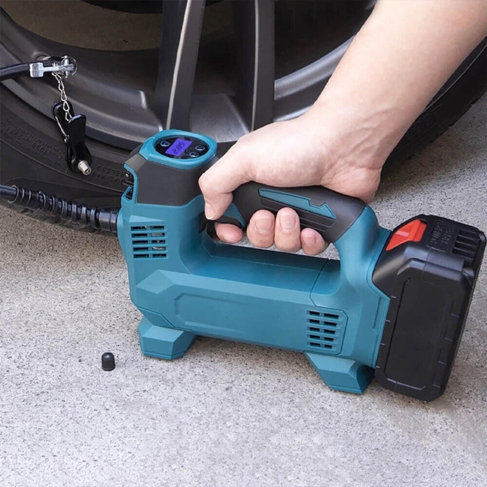 18V Cordless Portable Tire Inflator 830kPa Digital Electric Air Compressor Pump Body With Auto Stop And LED Light - Image 10