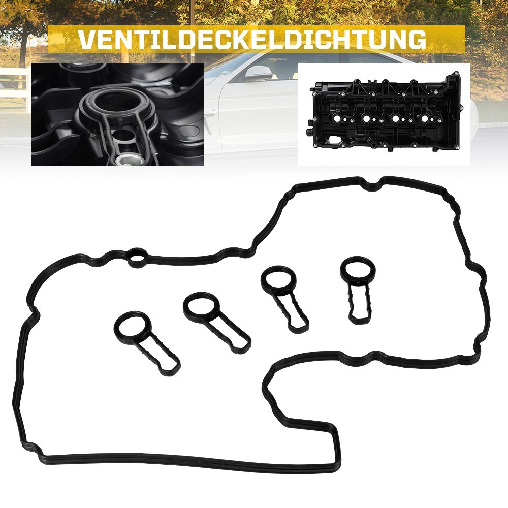 Engine Valve Cover Gasket Rubber Oil Seal OE 11128511814 11213-WA010 249.750 Black - Image 6