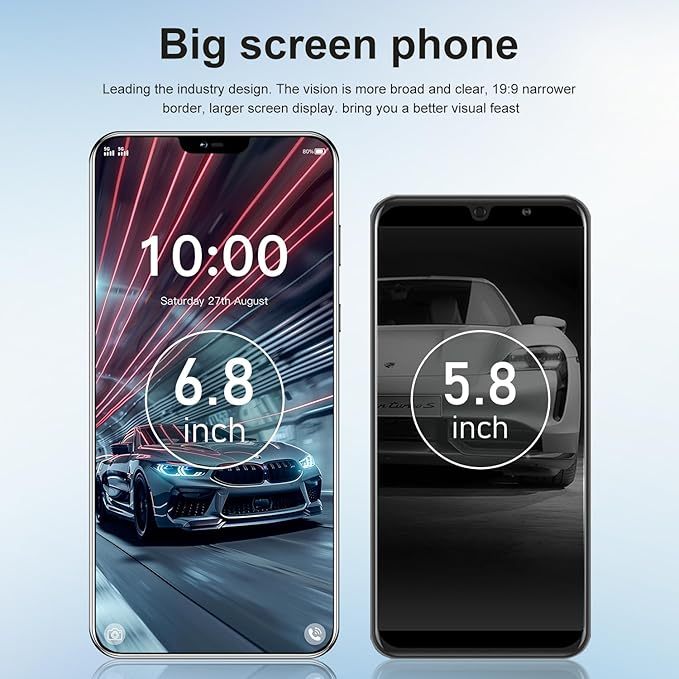 C24 Ultra 5G Unlocked Smartphone Android 14 Phone, 12GB 512GB 6800mAh 6.8in - Image 4