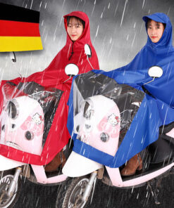 Universeller Wasserdichter Regenmantel Fr Elektromobile, Kapuzenponcho