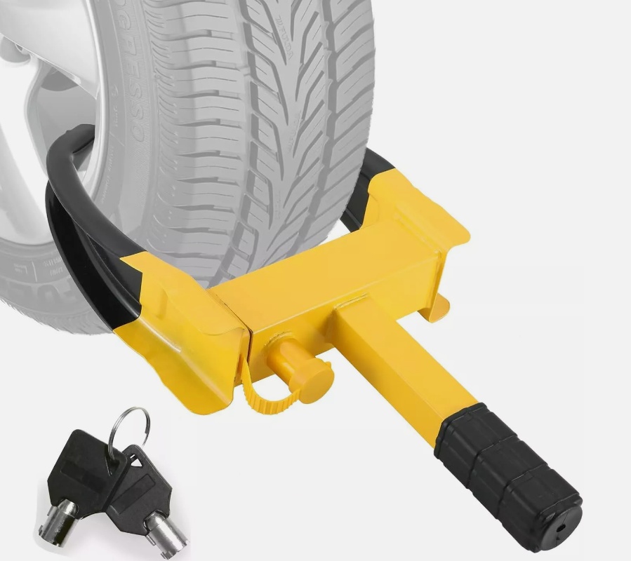 Heavy Duty Adjustable Wheel Lock Clamp 180mm-300mm Anti Theft Security Tire Lock With 2 Keys For Trailer RV Car SUV - Image 8